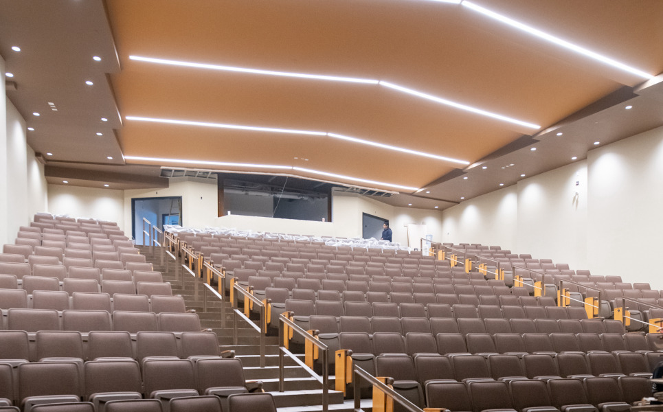 The new ͯŮ Performing Arts Centre seating